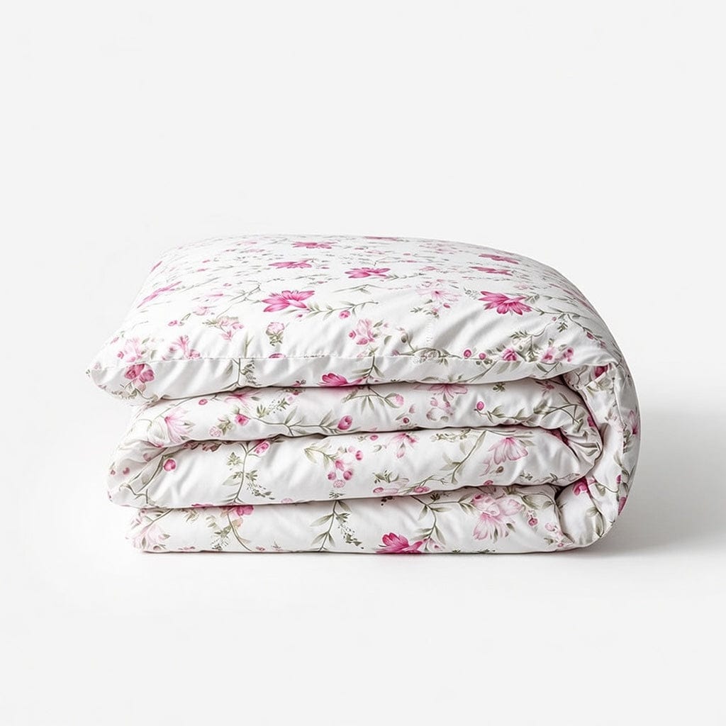 Houssea Housse de Couette Fleurie en Polyester - Confort Raffiné