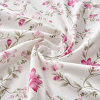 Houssea Housse de Couette Fleurie en Polyester - Confort Raffiné