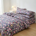 Houssea Housse de Couette Florale en Polyester - Confort et Élégance