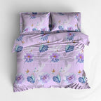 Houssea Housse de Couette Florale en Polyester - Confort et Élégance