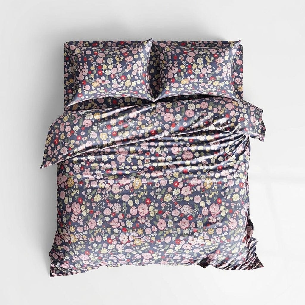 Houssea Housse de Couette Florale en Polyester - Confort et Élégance