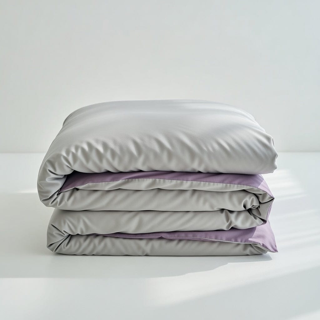 Houssea Housse de Couette Grise - Confort Luxueux et Élégance