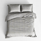 Houssea Housse de Couette Grise - Élégance et Confort Premium