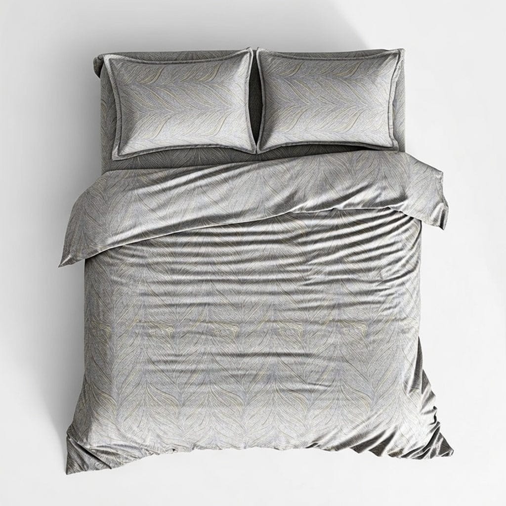 Houssea Housse de Couette Grise - Élégance et Confort Premium