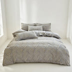 Houssea Housse de Couette Grise - Élégance et Confort Premium