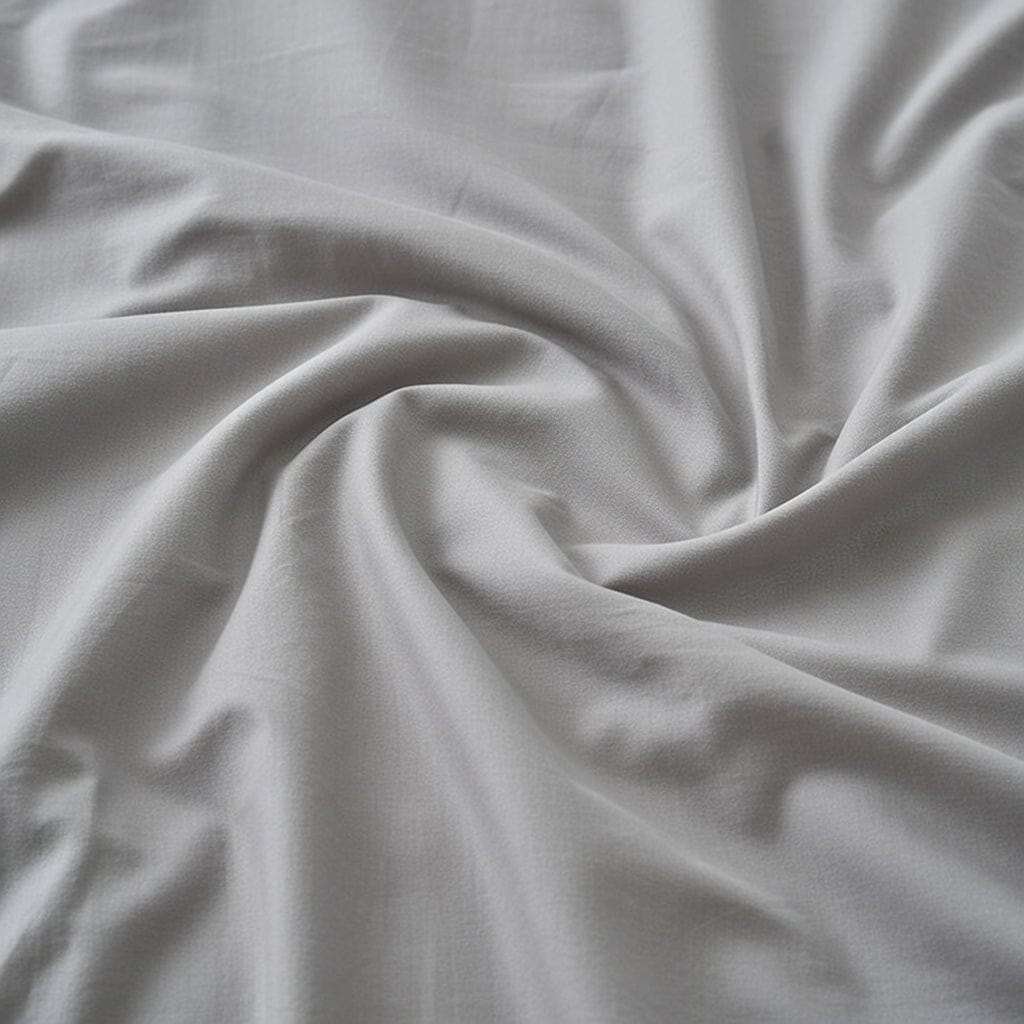 Houssea Housse de Couette Grise en Microfibre - Confort Velouté