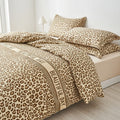 Houssea Housse de Couette Léopard en Microfibre - Élégance Sauvage