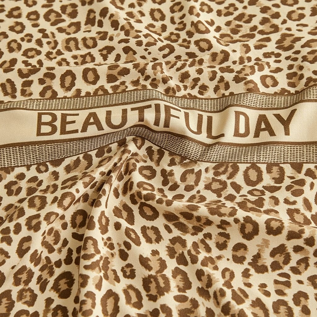 Houssea Housse de Couette Léopard en Microfibre - Élégance Sauvage