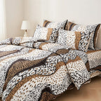 Houssea Housse de Couette Léopard Luxueuse - Sommeil Sauvage