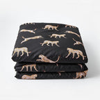 Houssea Housse de Couette Léopard Noir - Élégance Sauvage et Confort