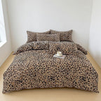 Houssea Housse de Couette Léopard Polyester - Style Sauvage et Confort