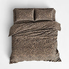 Houssea Housse de Couette Léopard Polyester - Style Sauvage et Confort