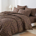Houssea Housse de Couette Léopard - Style Sauvage et Confort Luxueux