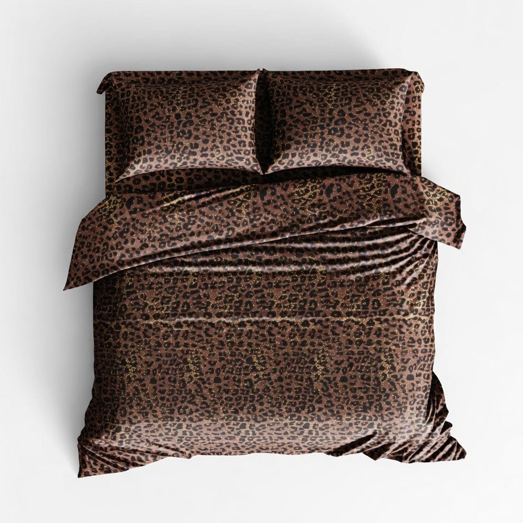 Houssea Housse de Couette Léopard - Style Sauvage et Confort Luxueux