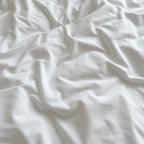 Houssea Housse de Couette Microfibre Blanche - Confort Luxueux