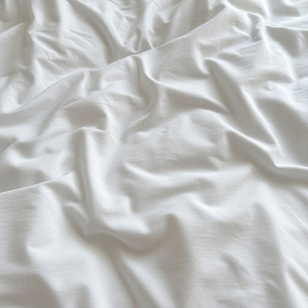 Houssea Housse de Couette Microfibre Blanche - Confort Luxueux