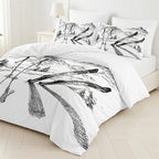 Houssea Housse de Couette Montagne - Confort Velouté et Style Naturel