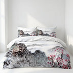 Houssea Housse de Couette Montagne - Évasion Alpine Cosy