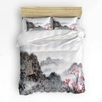 Houssea Housse de Couette Montagne - Évasion Alpine Cosy