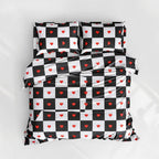 Houssea Housse de Couette Motif Cœur - Confort et Élégance