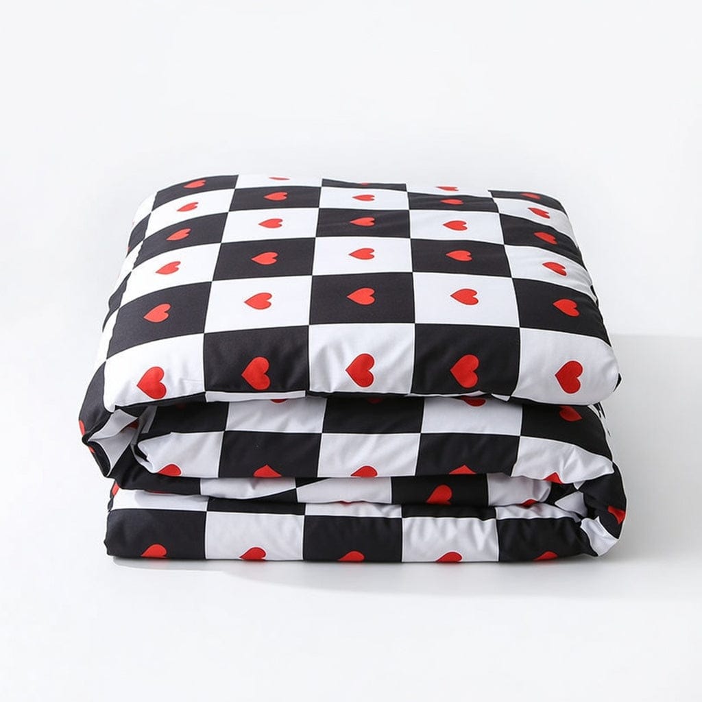 Houssea Housse de Couette Motif Cœur - Confort et Élégance