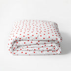 Houssea Housse de Couette Motif Cœur - Douceur Romantique