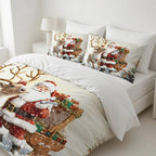 Houssea Housse de Couette Noël - Charme de Noël