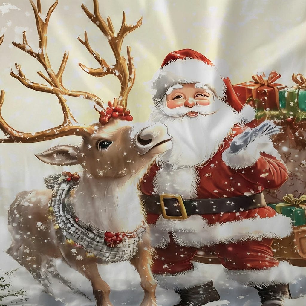 Houssea Housse de Couette Noël - Charme de Noël