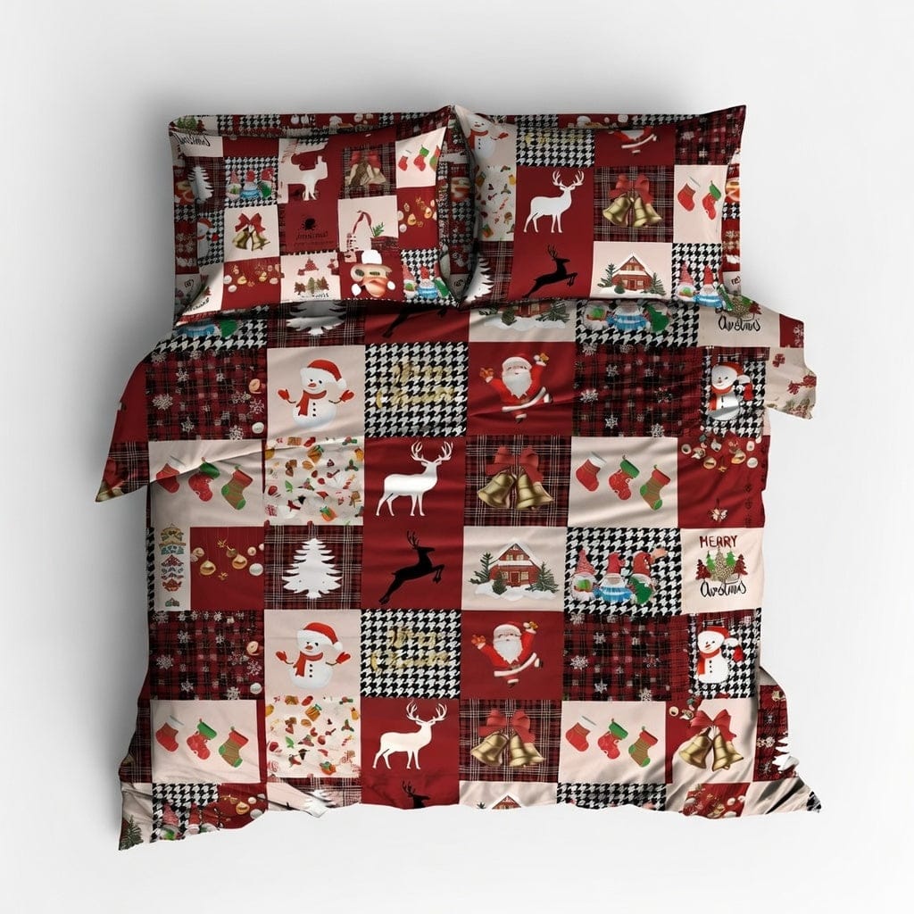 Houssea Housse de Couette Noël - Confort et Élégance Festive