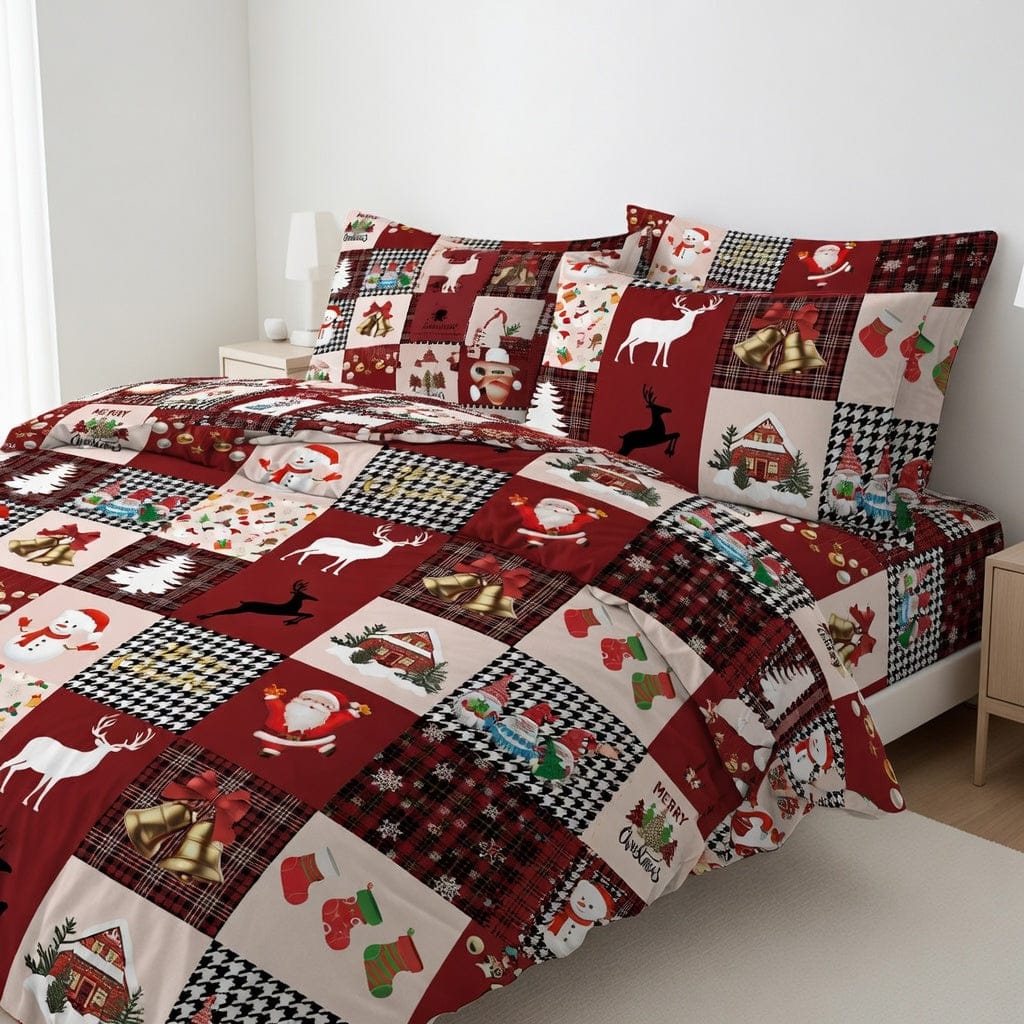 Houssea Housse de Couette Noël - Confort et Élégance Festive