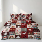 Houssea Housse de Couette Noël - Confort et Élégance Festive
