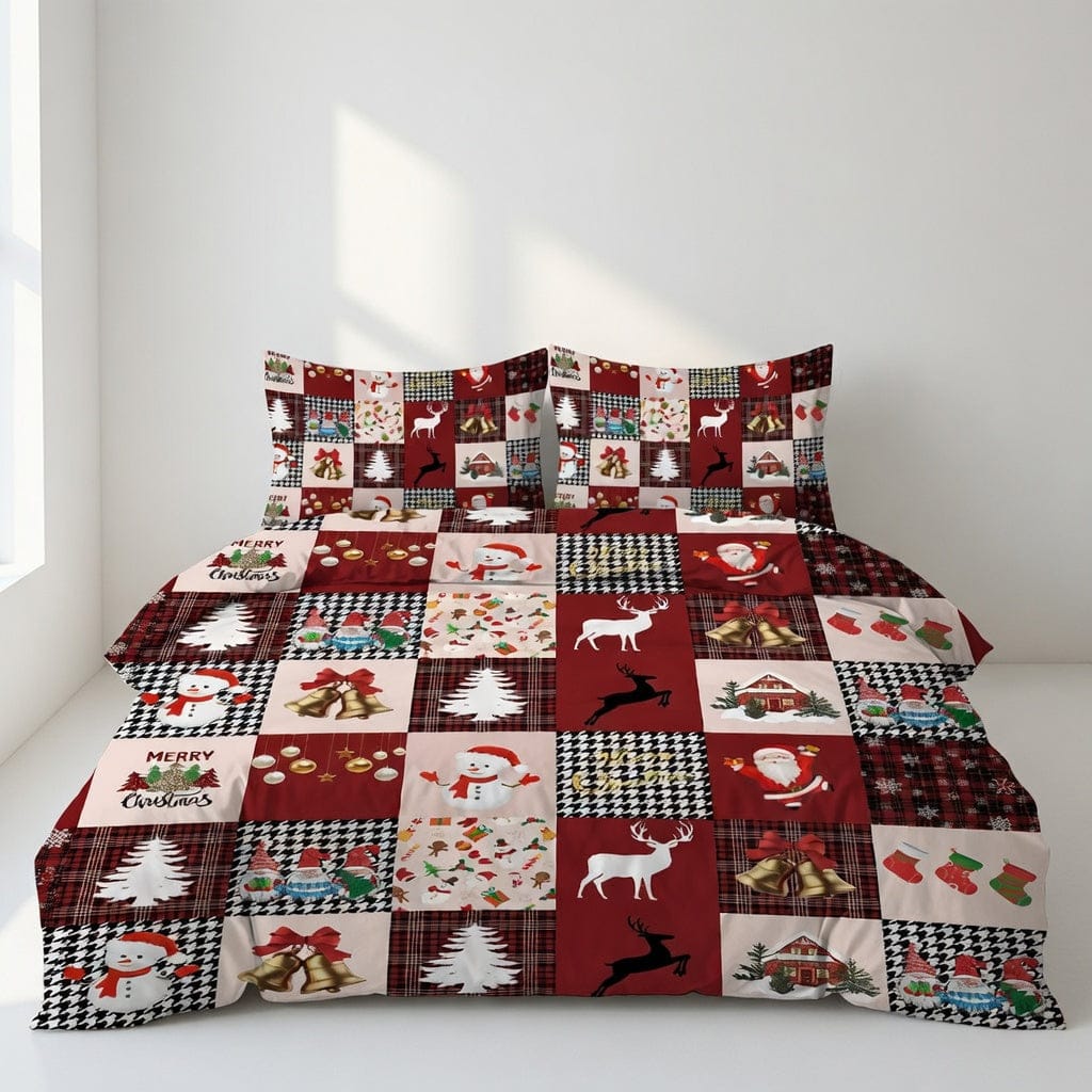Houssea Housse de Couette Noël - Confort et Élégance Festive