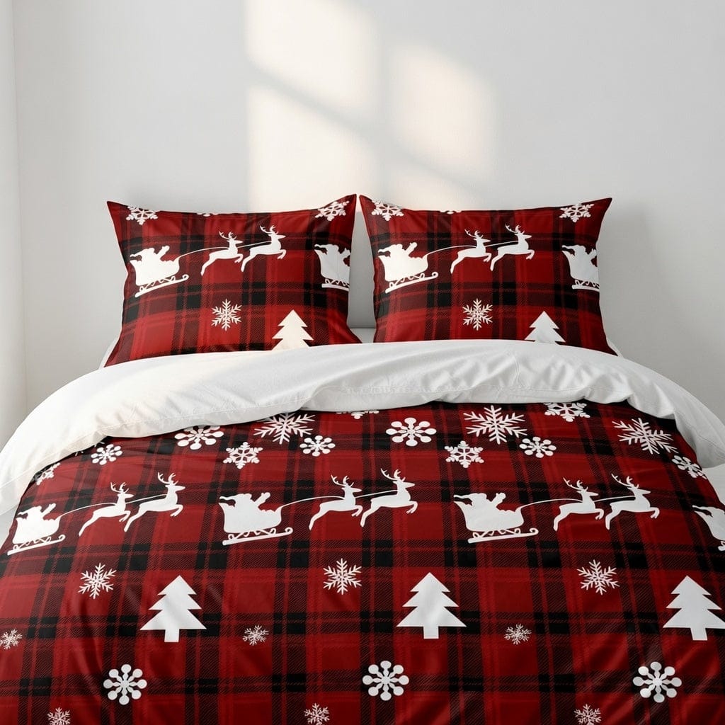 Houssea Housse de Couette Noël - Confort Luxueux