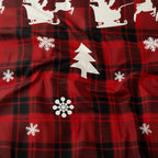 Houssea Housse de Couette Noël - Enchantée pour Nuits Féeriques