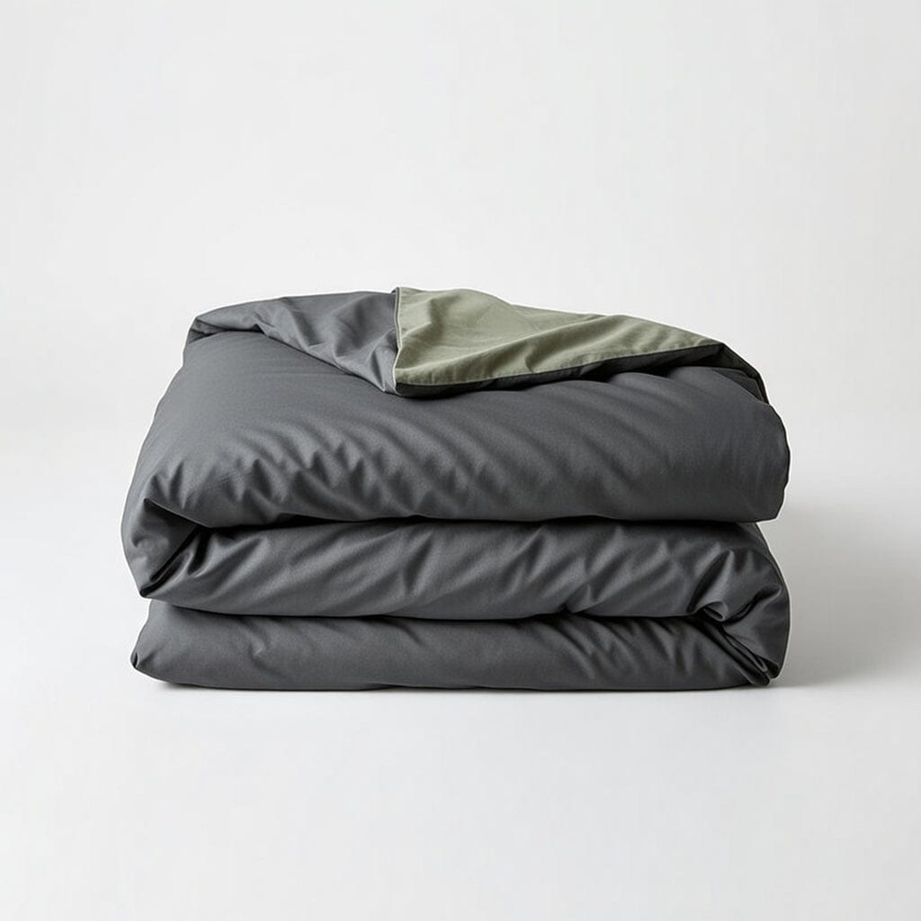 Houssea Housse de Couette Noire en Polyester - Élégance et Confort
