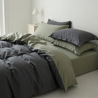 Houssea Housse de Couette Noire en Polyester - Élégance et Confort