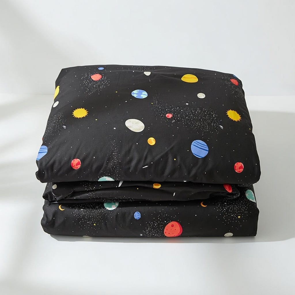 Houssea Housse de Couette Noire en Polyester - Élégance et Confort