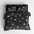 Houssea Housse de Couette Noire en Polyester - Élégance et Confort