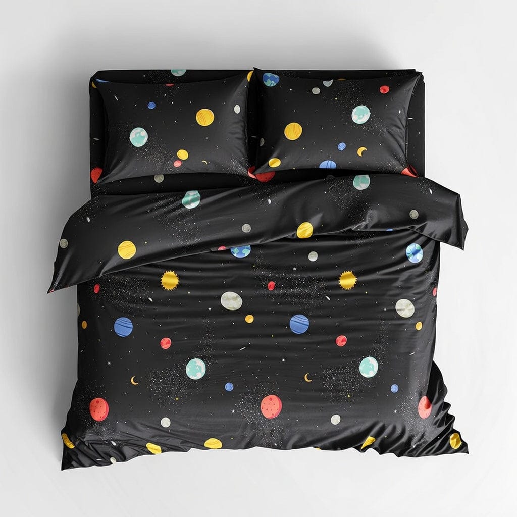 Houssea Housse de Couette Noire en Polyester - Élégance et Confort