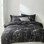 Houssea Housse de Couette Noire Premium - Confort et Élégance