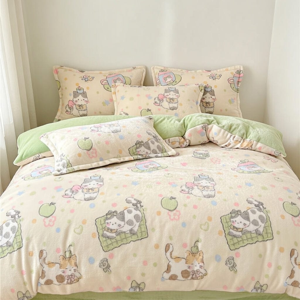 Houssea Housse de Couette Polaire Douce pour Nuits Cocooning
