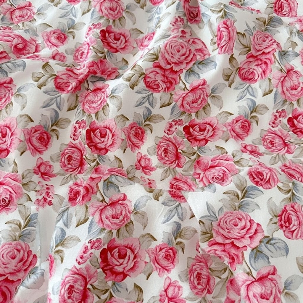 Houssea Housse de Couette Polyester Florale - Confort Luxueux