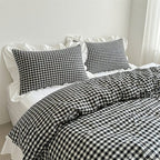 Houssea Housse de Couette Polyester Noire - Élégance et Douceur