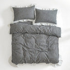 Houssea Housse de Couette Polyester Noire - Élégance et Douceur