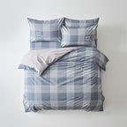 Houssea Housse de Couette Rayures Raffinées - Coton Luxueux
