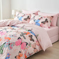 Houssea Housse de Couette Rose en Polyester - Confort Absolu