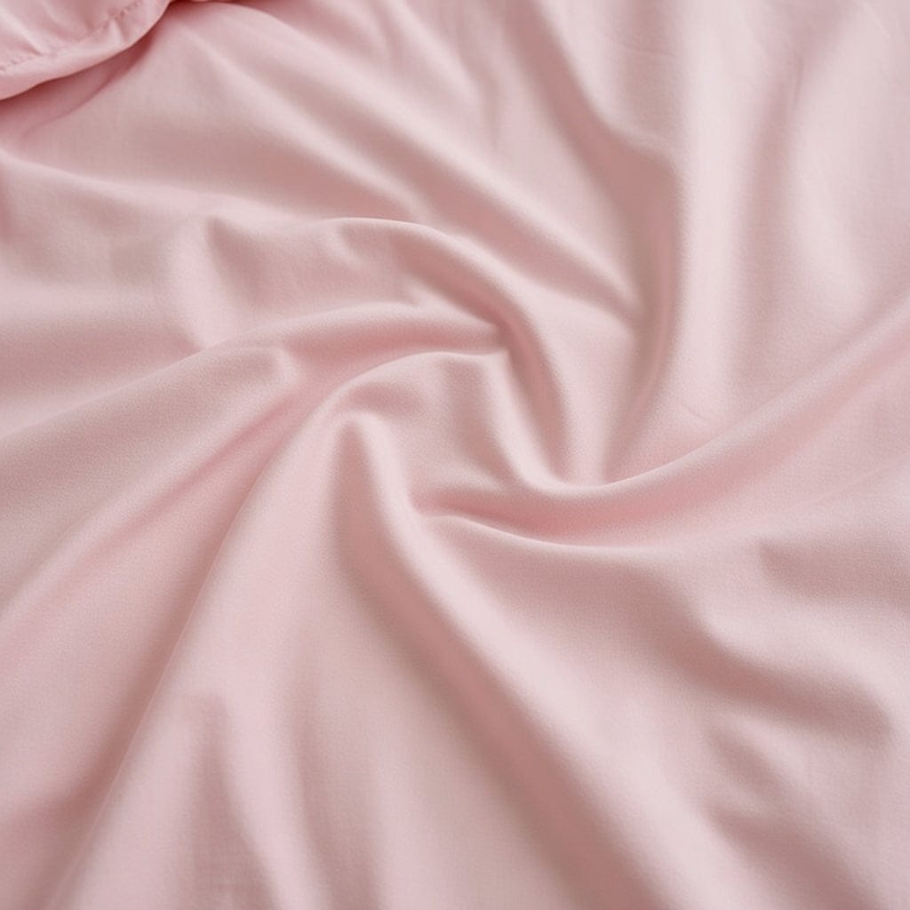 Houssea Housse de Couette Rose Microfibre - Confort Luxueux
