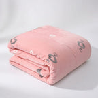 Houssea Housse de Couette Rose Pâle - Douceur Veloutée et Confort