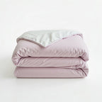 Houssea Housse de Couette Rose Poudré - Confort et Élégance