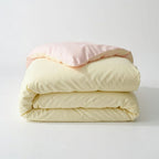 Houssea Housse de Couette Rose Poudré - Confort Luxueux et Douceur